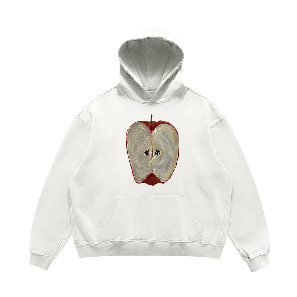 Wang Youbing Studio “Heartfelt Goods” Heavy Loose Hoodie – High-Street Couple Oversized Sweatshirt