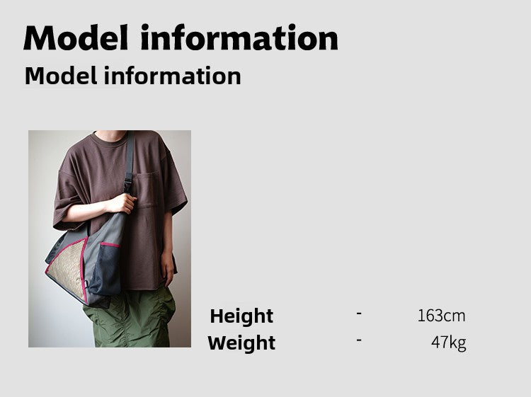 Original 2024 New Fashion Mountain Style Single Shoulder Bag Unisex Large Capacity Fashion Crossbody Bag