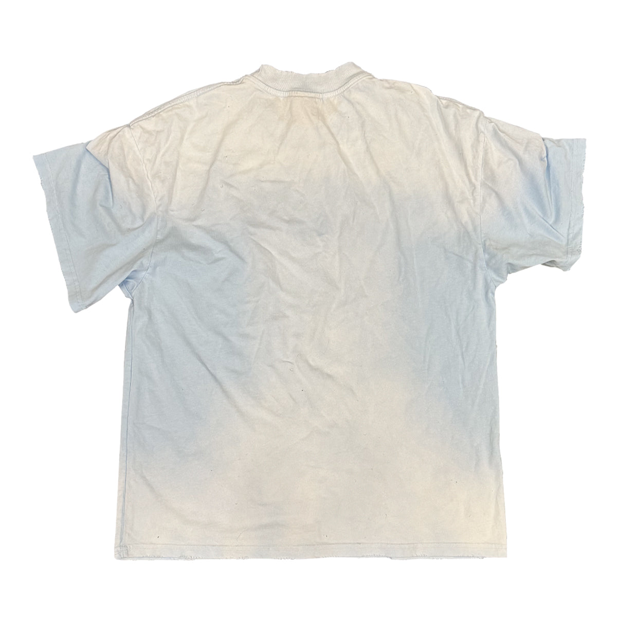 Graffiti Spray Paint Niche Rare Rebellious Kitten Tie-Dye Short Sleeve Unisex Student T-Shirt