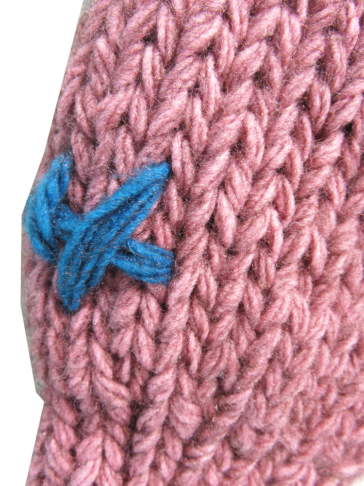 Original Handmade Knitted Lazy Thick Sweater Cardigan for Women Autumn Winter Color Block Patchwork Knitwear