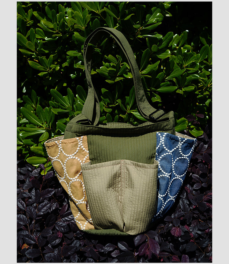 Original Patchwork Large Capacity Crossbody Bag Retro New Chinese Style Embroidered Tote Bag for Women