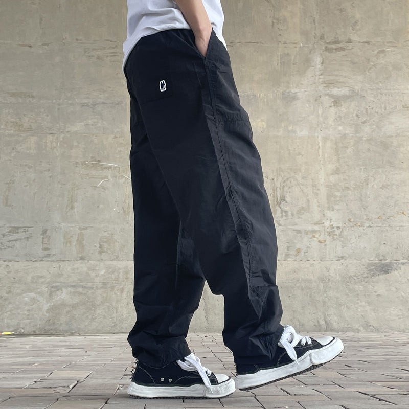 Unisex Japanese Style Summer Cargo Pants - Thin Quick-Dry Breathable Loose Paratrooper Pants
