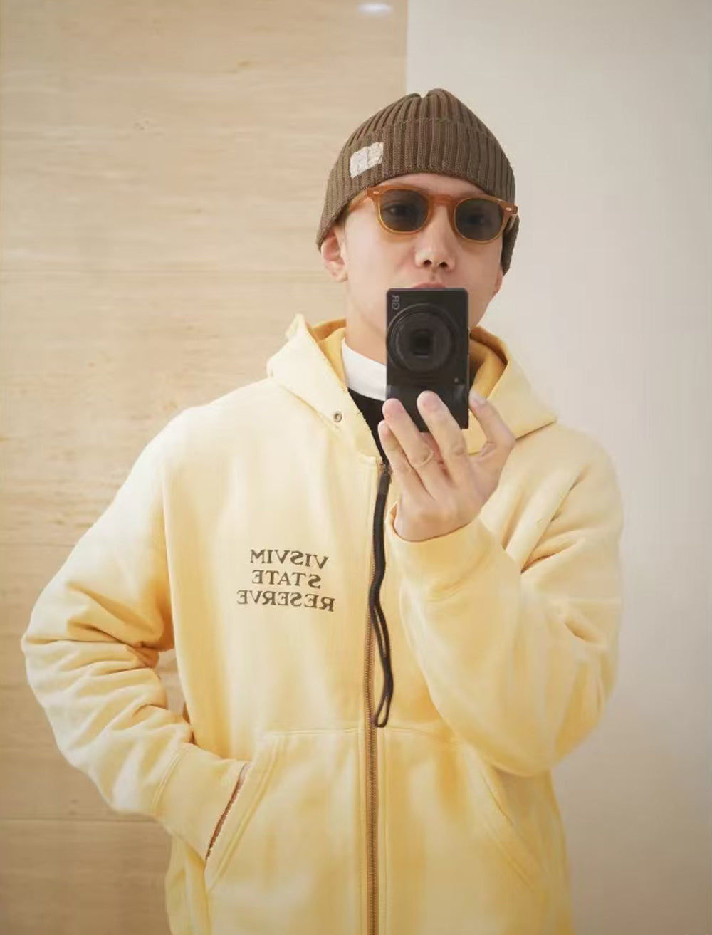 Japanese Trend All-Cotton Washed Vintage Distressed Zipper Hoodie