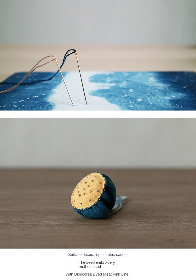 Plant Dyed Pure Cotton Embroidery Thread Handmade Tie-Dye Multicolor Patchwork Seed Bead Braided Bracelet