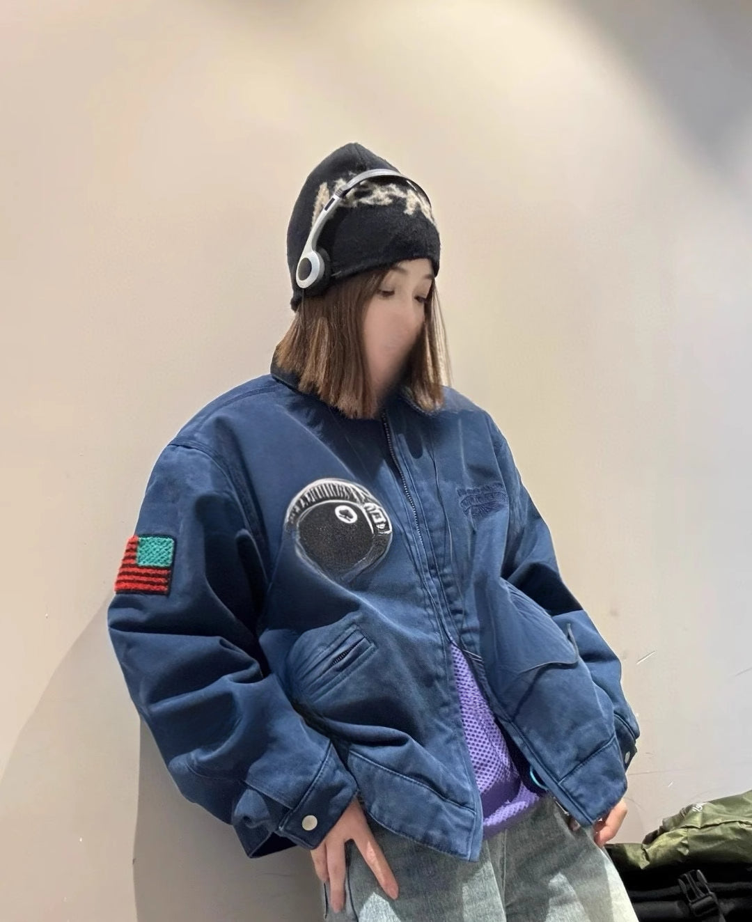 Workwear Jacket Thin Cotton Spring Autumn Couple Street Style Coat 25SS