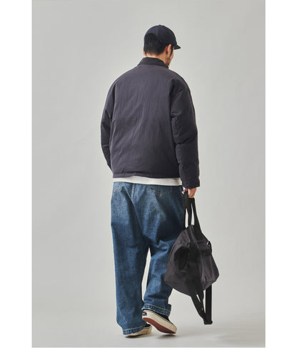 Reversible Plaid Cotton Jacket - Thick Double-Sided Multi-Pocket Coat (Men)