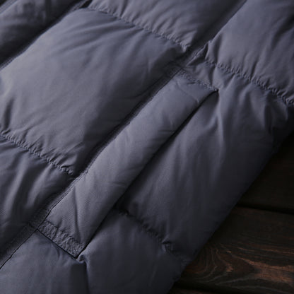 Lightweight 600 Fill Down Puffer Jacket – Stand-Collar Thickened Warm (Men & Unisex)