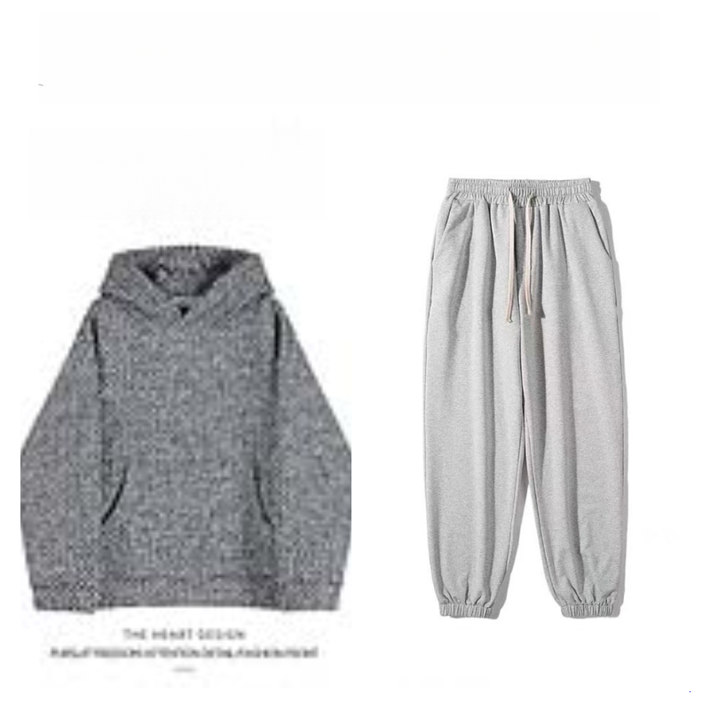 High Street Trendy Brand Little Chanel Style Hooded Sweatshirt Unisex Jacket Spring Autumn Knitted Casual Stylish Versatile Pocket Top