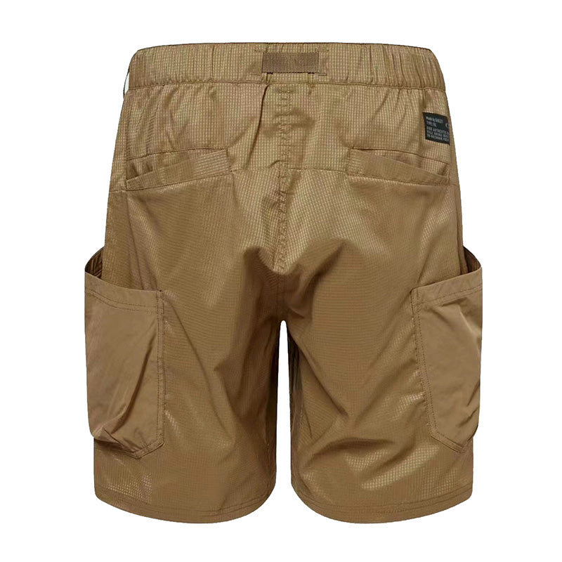 Japanese Style Outdoor Lightweight Functional Waterproof Shorts Loose Casual Large Pocket Cargo Shorts Summer