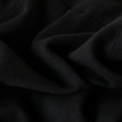 Italian Superfine Golden Wool Stand-Collar Knit – Heavyweight Cardigan Jacket for Autumn/Winter