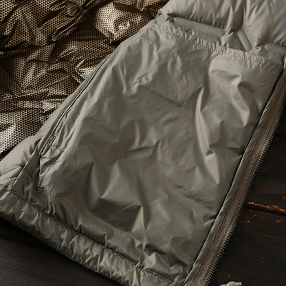 Men's Plus Size Hooded Down Jacket - Export Overstock Fully Glued Filled Lightweight Warm Autumn Winter Coat