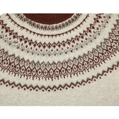 Fair Isle Wool-Blend Jacquard Sweater – Old Money Unisex Knit