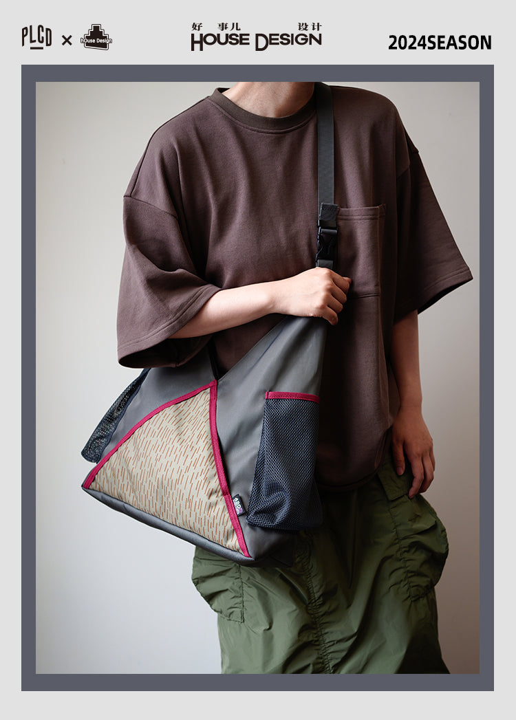 Original 2024 New Fashion Mountain Style Single Shoulder Bag Unisex Large Capacity Fashion Crossbody Bag