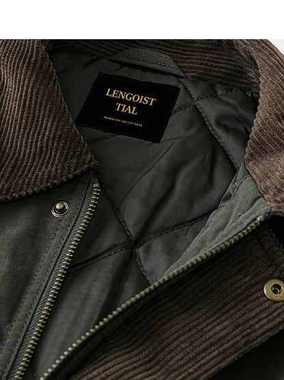 Outdoor Retro Hunting Corduroy Jacket - Water-Repellent Multi-Pocket Coat (Unisex)