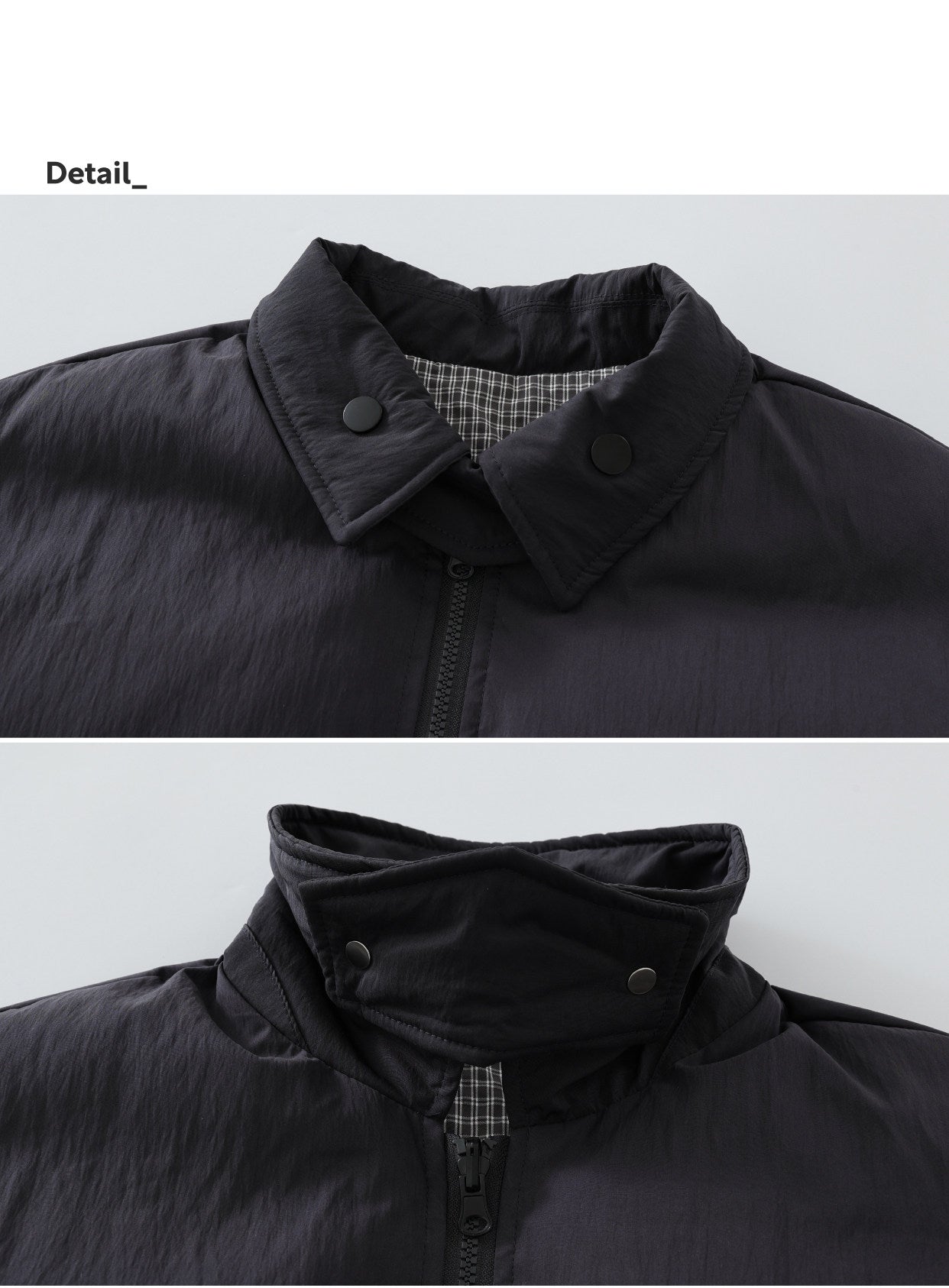 Reversible Plaid Cotton Jacket - Thick Double-Sided Multi-Pocket Coat (Men)