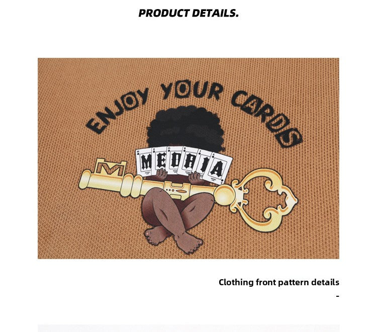 MEDRIA Autumn Winter Trendy Brand Street New Casual Warm Sweater Men Thick Loose Round Neck Couple Knitted Sweater