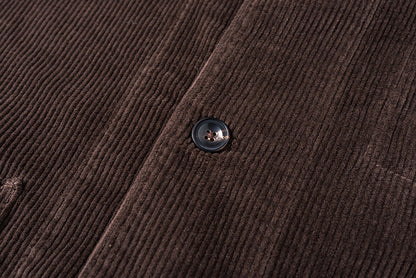 Japanese Corduroy Suit - 8W Cotton Loose Fit Workwear Jacket