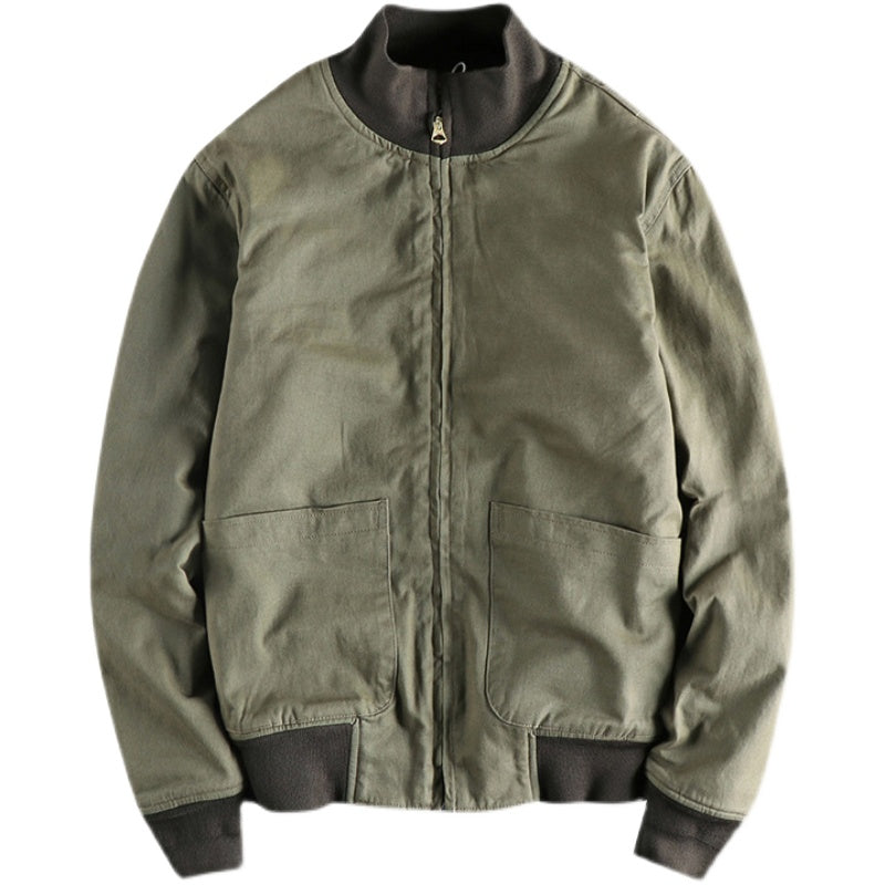 Men's Korean High-End Retro Patchwork Down Jacket - 90% Duck Down Shirt-Style Lightweight Winter Coat