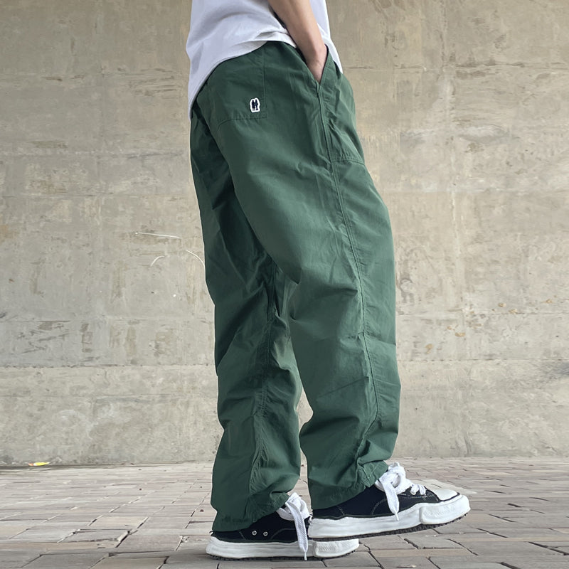 Unisex Japanese Style Summer Cargo Pants - Thin Quick-Dry Breathable Loose Paratrooper Pants