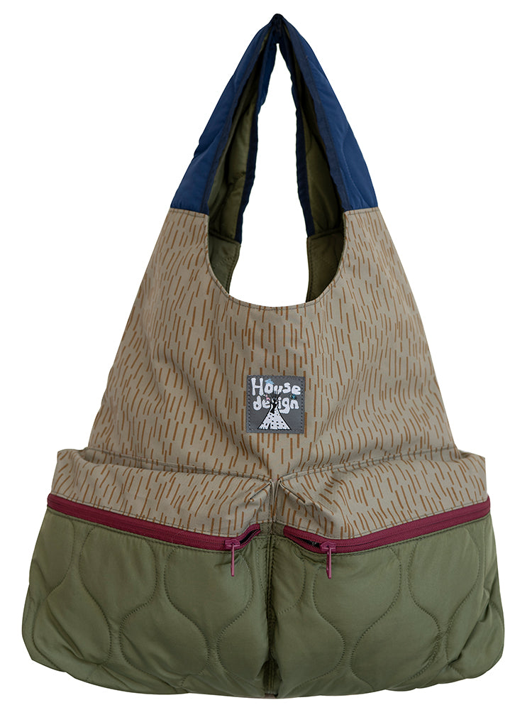 Original 2025 Spring New Retro Patchwork Design Single Shoulder Handbag Large Capacity Commuter Bag