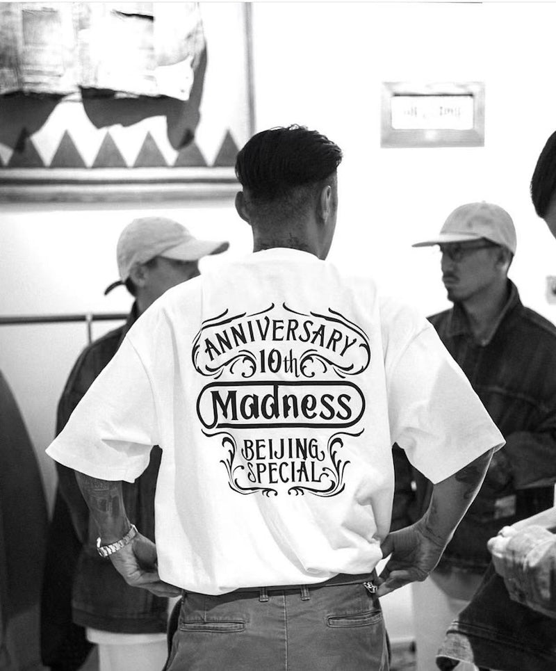 Heavy Short-Sleeved T-shirt Japanese-Style Retro