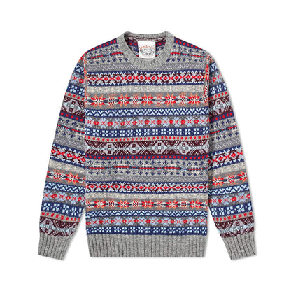 Jamiesons 130-Year Fair Isle Wool Sweater – Scottish Heritage Knit (Unisex)
