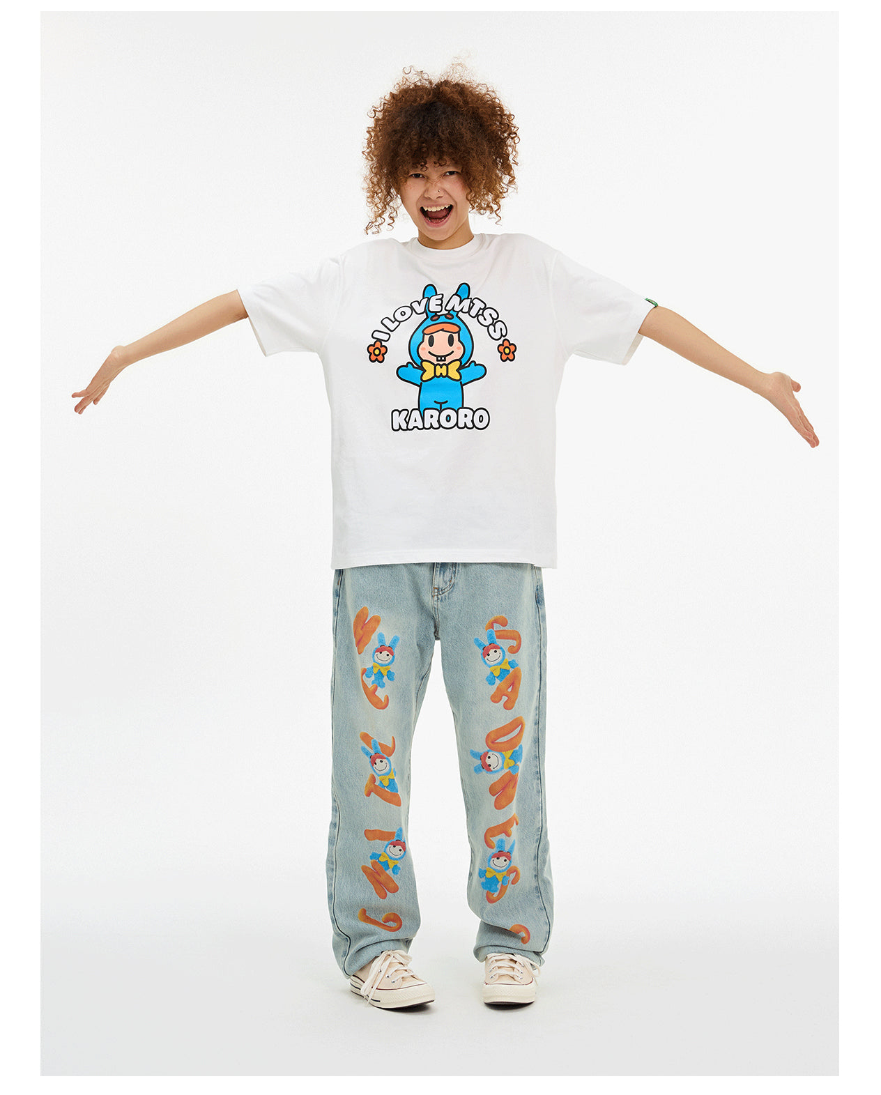 [Spring New Product] I LOVE MTSS Short Sleeve T-Shirt Couple Style 250g