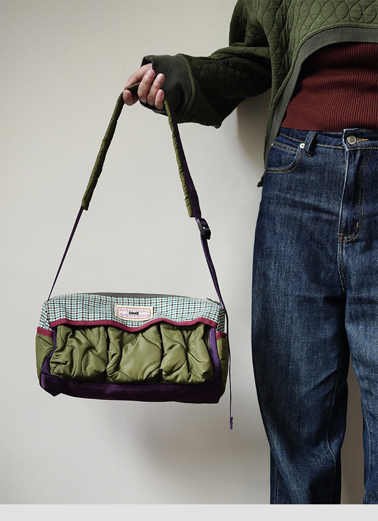 Original Design Autumn and Winter Shoulder Bag Fashion Messenger Bag Niche Lightweight Boston Bags Women