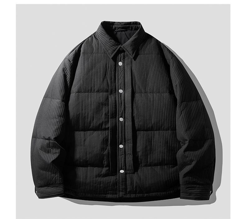 Two-Piece White Duck Down Jacket – Designer Split-Style Winter Coat (Unisex)