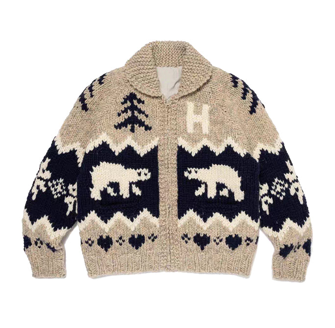 “Nuto Polar Bear Fair Isle” Jacquard Sweater – Loose High-End Winter Knit Unisex