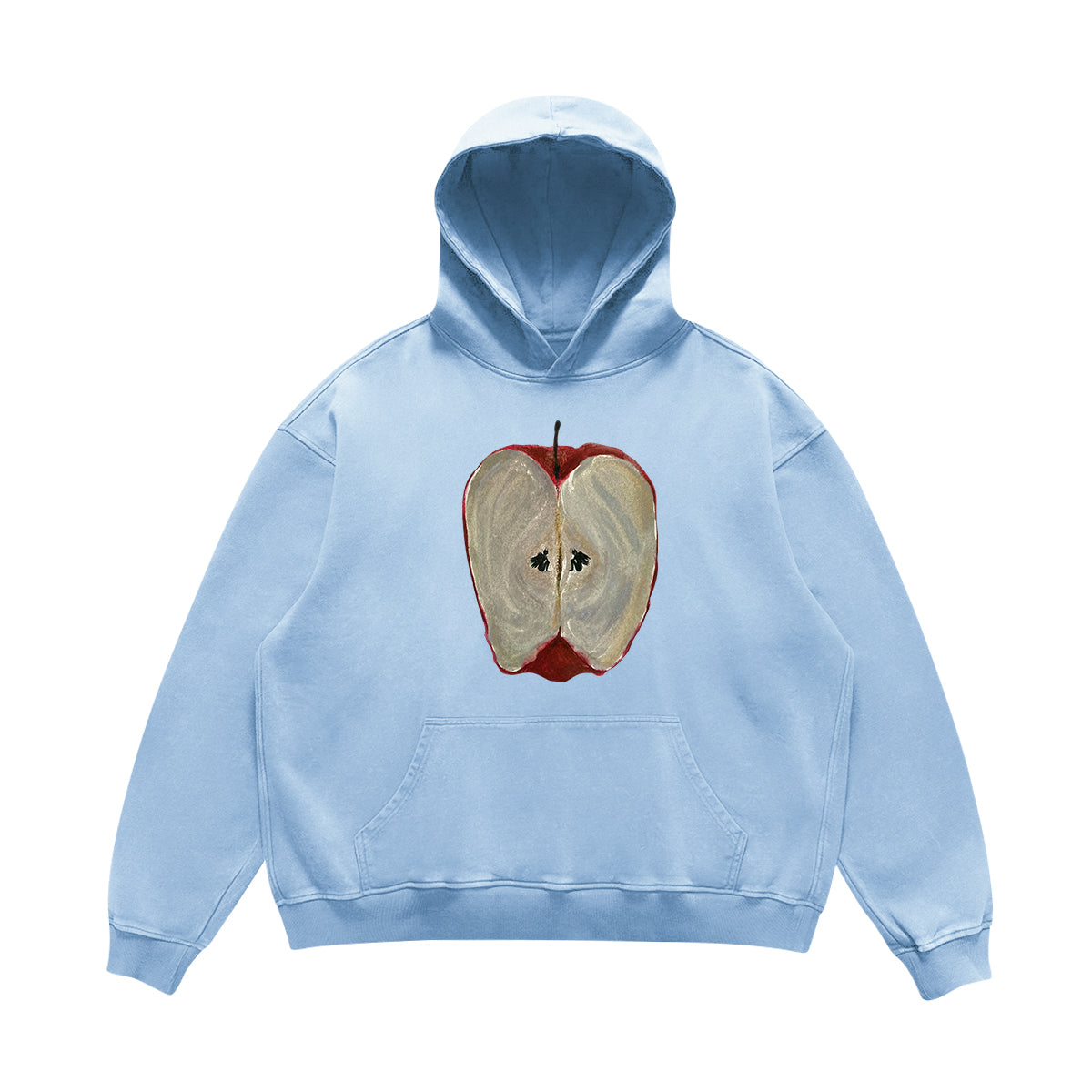 Wang Youbing Studio “Heartfelt Goods” Heavy Loose Hoodie – High-Street Couple Oversized Sweatshirt
