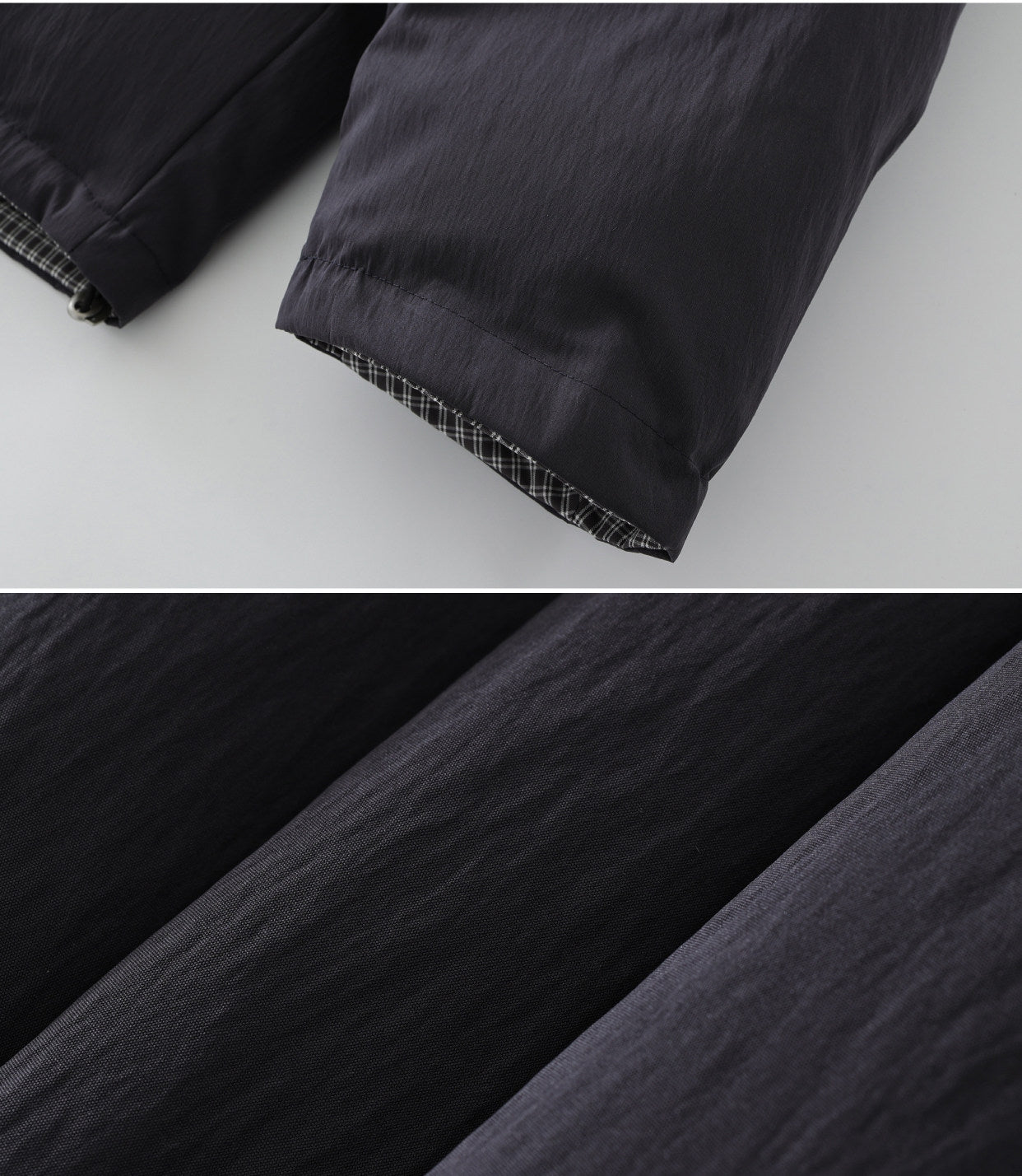 Reversible Plaid Cotton Jacket - Thick Double-Sided Multi-Pocket Coat (Men)