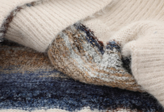 Retro Striped Cardigan Sweater – Simple Unisex Designer Knitwear