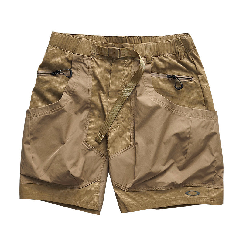 Japanese Style Outdoor Lightweight Functional Waterproof Shorts Loose Casual Large Pocket Cargo Shorts Summer