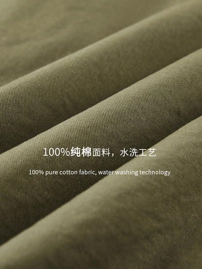 Men's Navy N1 Deck Jacket - American Workwear Lamb Wool Hooded Coat