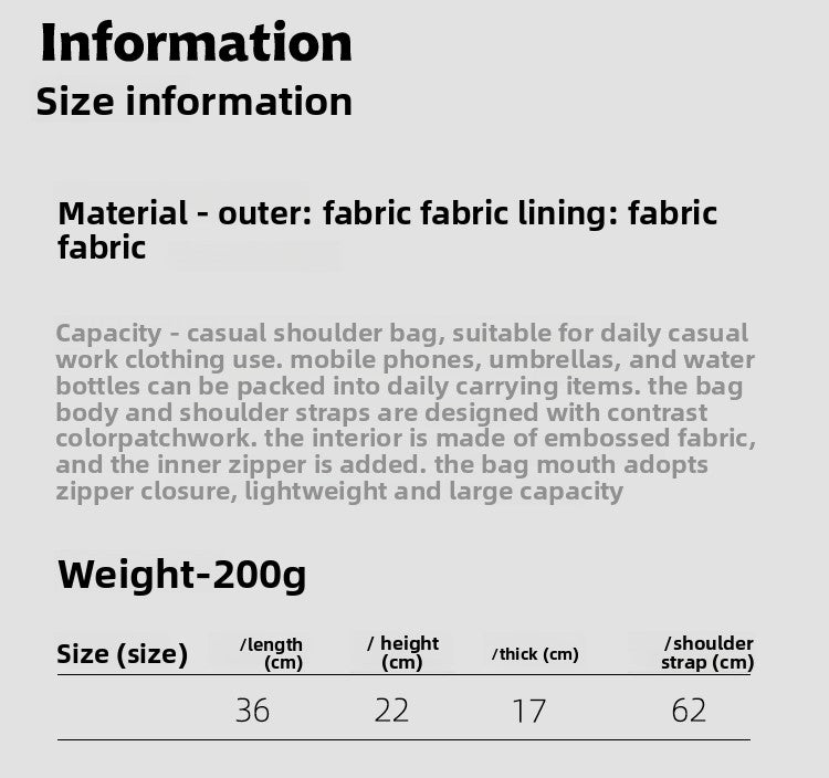 Original Spring Summer New Print Large Capacity Retro Shoulder Bag Fashion Crossbody Lightweight Tote Bag