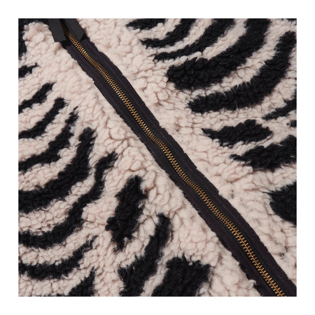 Reversible Lamb-Wool & Fleece Half-Turtleneck Jacket – KAPITAL 25AW (Unisex)