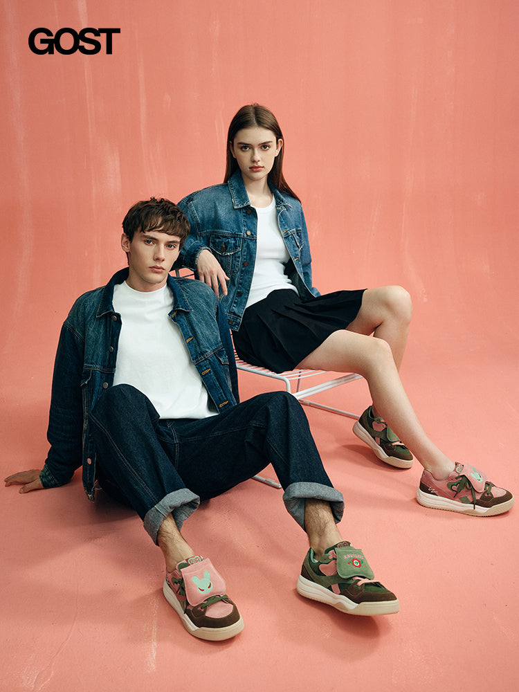 GOST&XAVIER Collaboration Casual Sneakers "Unforgettable Love"