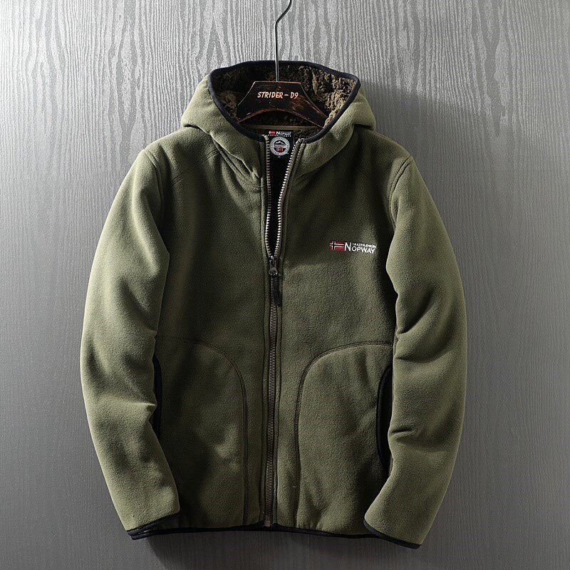 Professional Outdoor Men's Autumn and Winter Fleece-Lined Thickened Polar Fleece Warm Jacket | Japanese vintage | yamalin clothes | Yamalinclothes