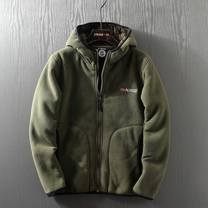Professional Outdoor Men's Autumn and Winter Fleece-Lined Thickened Polar Fleece Warm Jacket | Japanese vintage | yamalin clothes | Yamalinclothes