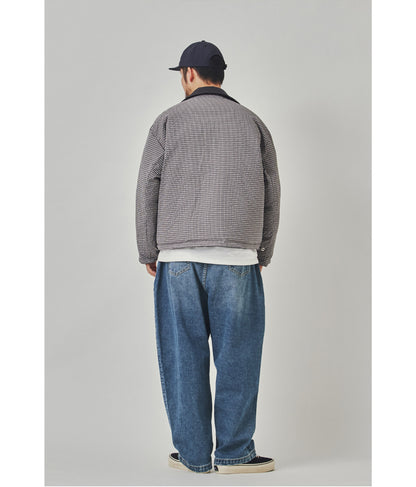 Reversible Plaid Cotton Jacket - Thick Double-Sided Multi-Pocket Coat (Men)