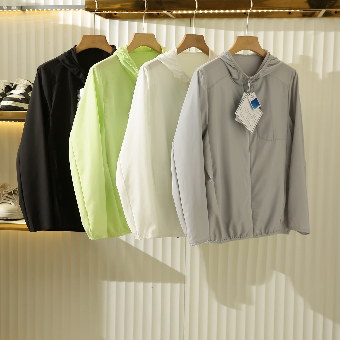 Lightweight and Non-Stuffy Ice Feel Sun Protection Jacket Outdoor Sports Unisex Spring Summer Breathable Skin Jacket Thin Coat