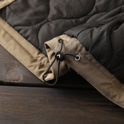 Men's Plus Size Cold-Resistant Hooded Cotton Jacket - Winter Thickened Windproof Warm Export Overstock Workwear Coat