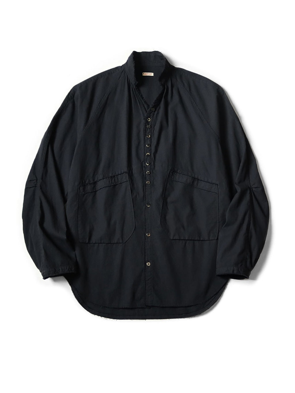 25AW Kapital Kazuhiro Hirata Cotton-Linen Shirt – Double Pocket, Irregular Button, Loose Japanese Streetwear