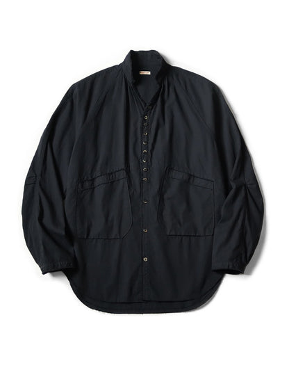 25AW Kapital Kazuhiro Hirata Cotton-Linen Shirt – Double Pocket, Irregular Button, Loose Japanese Streetwear
