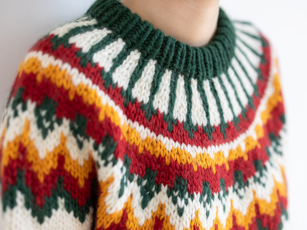 Handmade Icelandic Sweater Women Pullover Basic Unisex Loose Nordic Retro Wide Knit College Style Travel Photography Niche