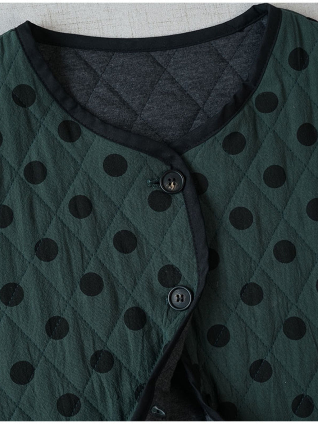 Quilted Cotton Padded Vest — Retro Single-Breasted Sleeveless Outerwear for Autumn/Winter