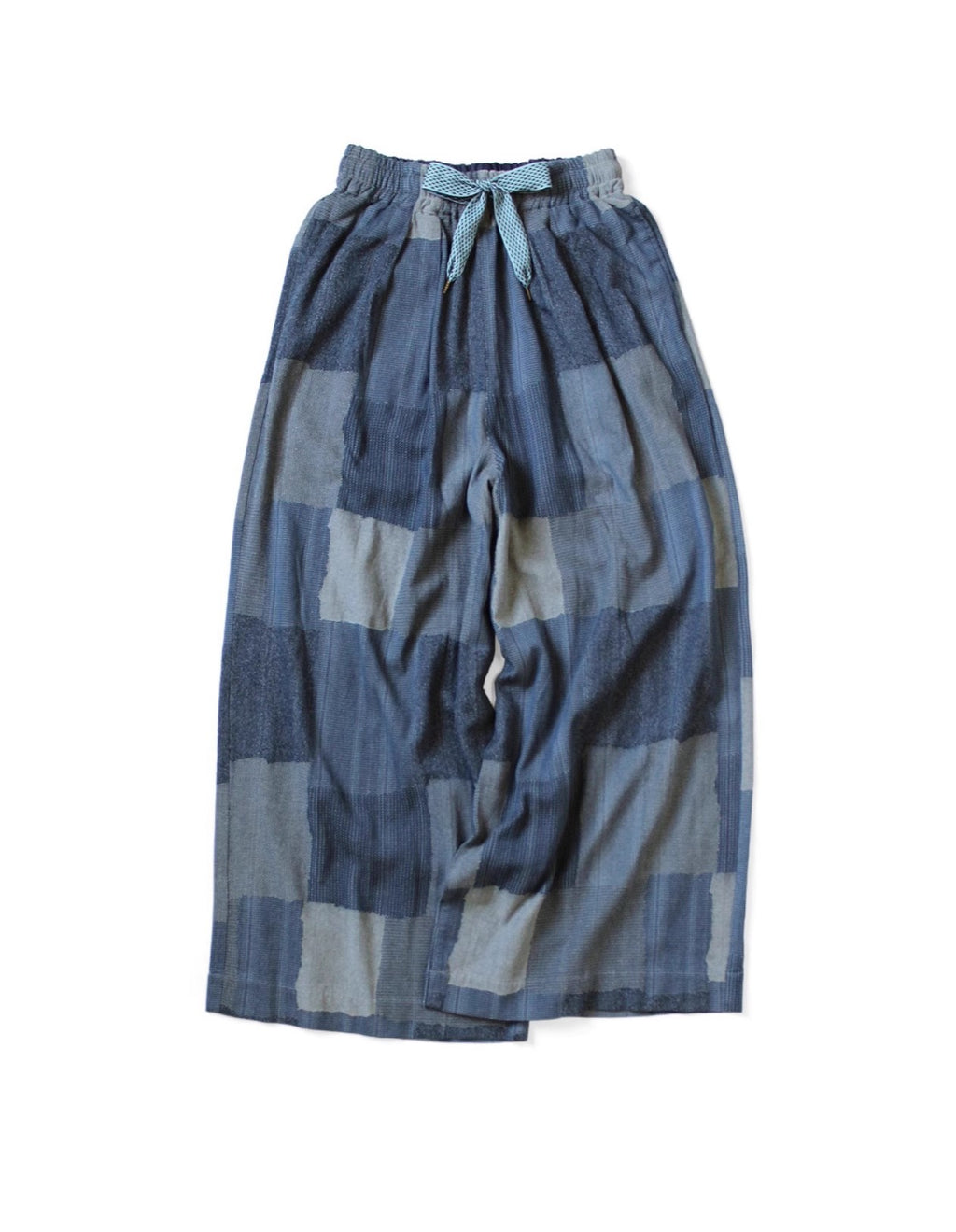 Kazuhiro Hirata 25AW Kapital Patchwork “Baijia Cloth” Cotton Pants – Loose Japanese Retro