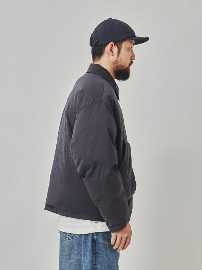 Reversible Plaid Cotton Jacket - Thick Double-Sided Multi-Pocket Coat (Men)