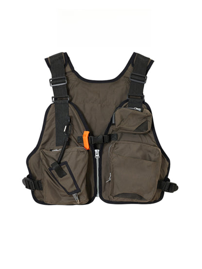 High Street American Style Outdoor Vest for Men and Women, Multi-Functional with Multiple Pockets, Adjustable, Casual, Stylish, Versatile, Roadster Vest for Men
